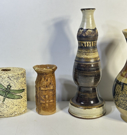 Lot of 5 Estate Vintage and retro pottery Home decor items