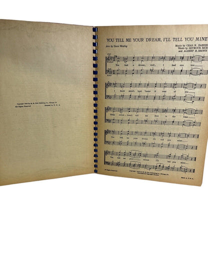 Vintage Album Of Favorite Barber Shop Ballads Cole Edition