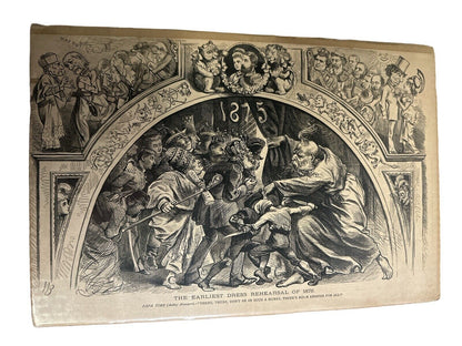 Antique Marie Duval Illustrator For Judy Or The London Serio-Comic Journal 1875
