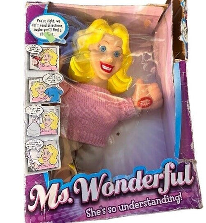 Ms. Wonderful 11" Plush Talking Doll Gag Gift Toy