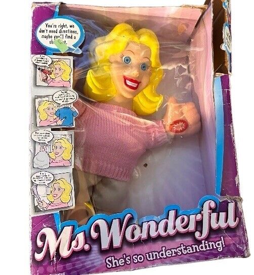 Ms. Wonderful 11" Plush Talking Doll Gag Gift Toy