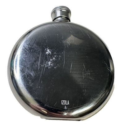 Izola Stainless Steel Flask 5 Oz. Put Some Hair on Your Chest