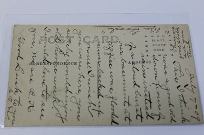 Antique RPPC Photo 1909 unposted but writing on the back Cloud burst Corry PA