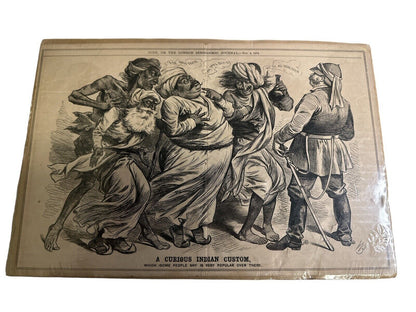 Antique Marie Duval Illustrator For Judy Or The London Serio-Comic Journal 1874