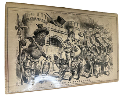 Antique Marie Duval Illustrator For Judy Or The London Serio-Comic Journal 1874