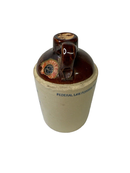 Vintage McCormick Platte Valley Straight Corn Whiskey Crock Jug Weston, MO
