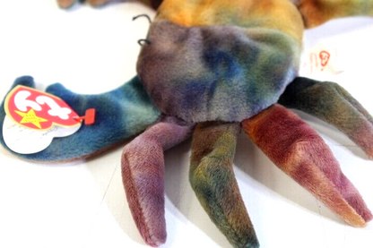 Ty Beanie Babies Claude the Crab w/ Tag Errors in collectors condition