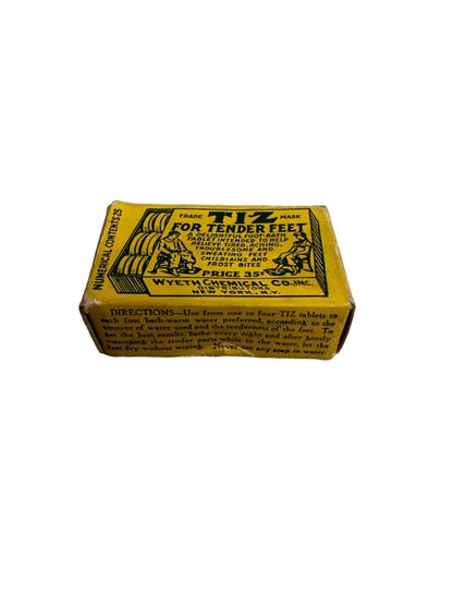 Lot Of 3 1930's Dr Scholl's & TIZ For Tender Feet Vtg Foot Advertising Boxes