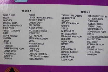 Vtg Audio Master Let's Poka 3 hours of Music 4Track Reel to Reel Tape 3 3/4  lps