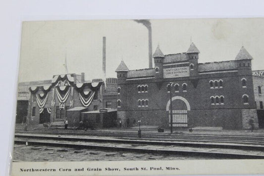 Antique RPPC Photo 1910 unposted Has a stamp Northwestern Corn Grain Show Minn.