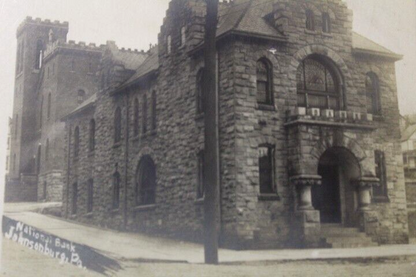 Antique RPPC 1900's  Unposted Real Photo Post Card National Bank Johnsonburg Pa