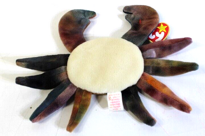 Ty Beanie Babies Claude the Crab w/ Tag Errors in collectors condition
