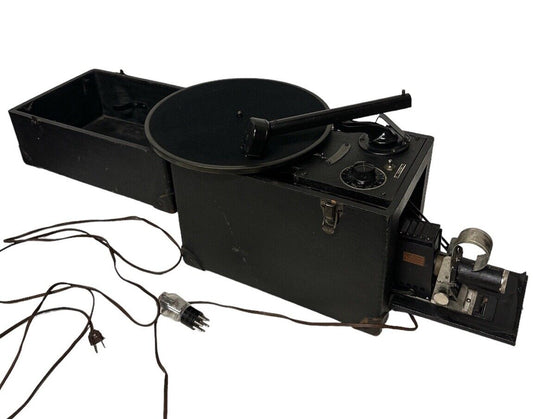 Vintage Illustravox Junior Ford Motor Car Promo Record Player Film Projector
