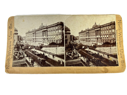 Lot Of 2 Northwestern Viewing Co. Antique 1898 Stereo-view Stereograph Photos