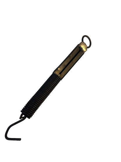 Vintage  Antique Pelouze Mfg. Co. Chicago 150 lb. Hanging Scale Spring Brass