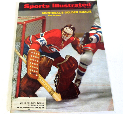 Sports Illustrated Magazine February 14, 1972 Montreal's Golden Goalie