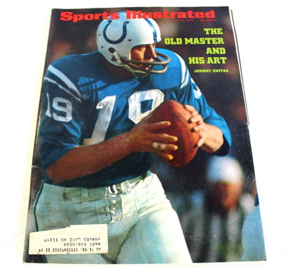 Sports Illustrated Magazine July 10, 1972 The Old Master & His Art Johnny Unitas