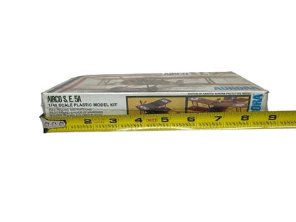 Vtg 1976 Aurora Model Kit Airco S.E. 5A 1/48th Scale No. 755 NOS Sealed