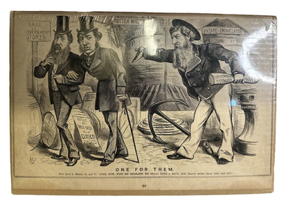 Antique Marie Duval Illustrator For Judy Or The London Serio-Comic Journal 1874