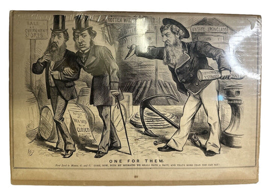Antique Marie Duval Illustrator For Judy Or The London Serio-Comic Journal 1874