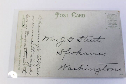 Antique Photo-Lithograph Postcard Corry, Pa. early 1900's unposted w/writing