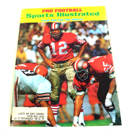 Sports Illustrated Magazine September 20, 1971 Pro Football Issue