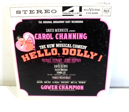 RCA 4 Track Reel to Reel Tape 7 1/2  lps The New Musical Comedy Hello, Dolly!